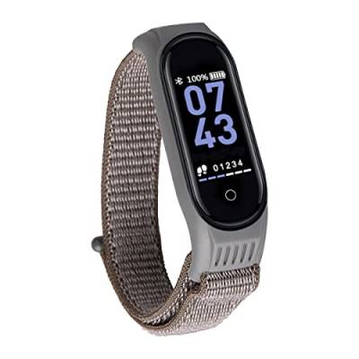 257 TWENTYFIVESEVEN FT100 Fitness Tracker Schrittzähler Uhr mit Pulsmesser Handgelenk und Druck Sportmodus Benachrichtigungen iOs Android Telefon Finden, Grau, Standard von 257 TWENTYFIVESEVEN