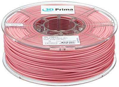 PrimaABS™ Filament für 3D Drucker - ABS - 3mm - 1 kg spool - Leuchtend Rot (Glow in the Dark) von 3D Prima