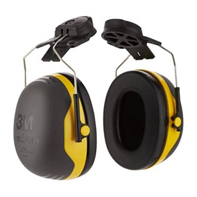 3M Peltor Komfort-Kapselgehörschutz für Helm X2P3E (94 bis 105 dB), Gelb von 3M