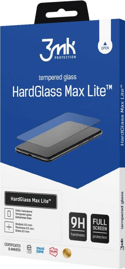 3MK HardGlass Max Lite Klare Bildschirmschutzfolie Apple 1 Stück(e) (3mk HG Max Lite(416)) von 3MK