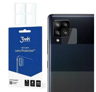 3MK Schutzfolie [ 4er Pack ] 3MK FlexibleGlass Lens kompatibel mit Samsung Galaxy A42 5G Hybridglas Kameraglas Linse Schutzglas Kamera von 3MK