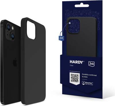 3mk Hardy Silikon-Mag-Hülle für iPhone 15 6,1 Zoll Graphit (3mk Hardy Silicone MagCase Graphite(5)) von 3MK