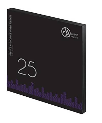 Audio Anatomy Vinyl-Innenhüllen 12" - Schwarz, 25 Stück von AA Audio Anatomy