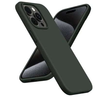 ACRONIX Hülle Kompatibel mit iPhone 15 Pro Max(6,7"),Case mit innem Soft Microfaser Tuch Futter,Ultra Dünn Stoßfester Kratzfestem Handyhülle [Kompletter Schutz]-Celadon von ACRONIX