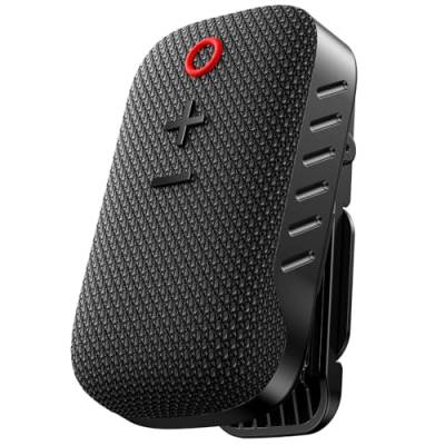 AGPTEK Tragbarer Bluetooth Lautsprecher, magnetisch ansteckbarer Bluetooth-Speaker, IPX5 wasserdicht, geeignet für Outdoor, Sport, Reisen, Schwarz von AGPTEK
