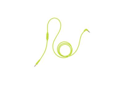 AIAIAI DJ-Kopfhörer (C17 - straight, neon yellow 1,2 m w. Mic - Ersatzkabel für DJ Kopfhö) von AIAIAI