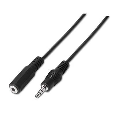 AISENS A128 – 0146 – 3 m Stereo Audio Kabel mit Jack 3.5, schwarz von AISENS