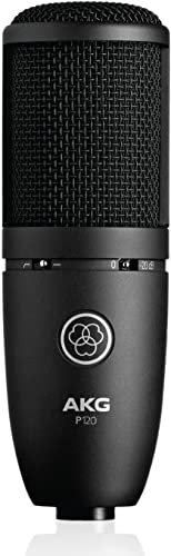 AKG P120 Studio-Kondensator-Aufnahmemikrofon, schwarz von AKG