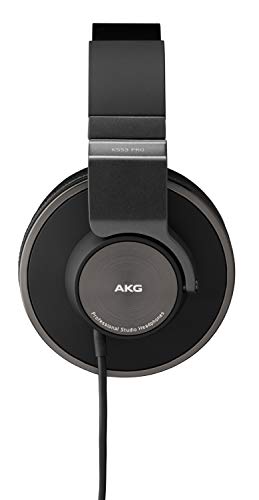 AKG Pro Audio K553 MKII Over-Ear, geschlossene Rückseite, Faltbare Studio-Kopfhörer, Schwarz von AKG