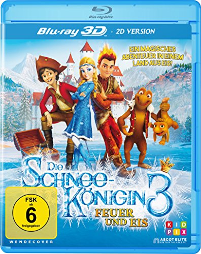 Die Schneekönigin 3 - Feuer und Eis (inkl. 2D-Version) [3D Blu-ray] von AL!VE