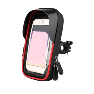 ALACEG GPS-Moto-Telefonhalterung für 4,5–6,4 Zoll wasserdichte Fahrrad-Telefonhalter-Ständer, Motorrad-Lenkerhalterung, Taschenhüllen, Handy-Halterung, Motorrad-Telefonhalterung von ALACEG