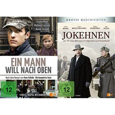 Ein Mann will nach oben - Die komplette Serie - Neuauflage [5 DVDs] & Jokehnen oder Wie lange fährt man von Ostpreußen nach Deutschland? (Große Geschichten) [2 DVDs] von ALIVE AG