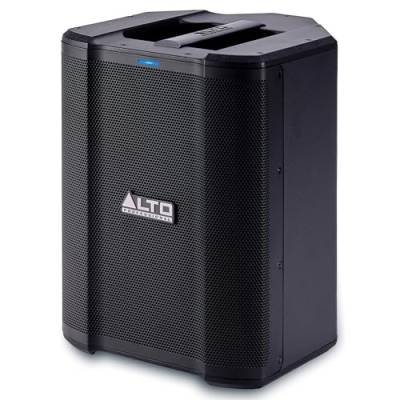 Alto Professional Busker 200W tragbares PA Lautsprechersystem mit Akku, Bluetooth, 3-Kanal Mixer, Alesis FX, App-Steuerung, USB-Aufladung von ALTO PROFESSIONAL