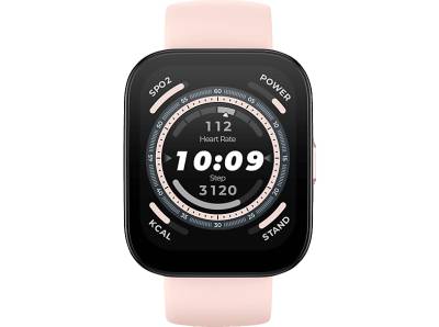 AMAZFIT Bip 5 Smartwatch Kunststoff Silikon, 22 mm, Pastel Pink von AMAZFIT