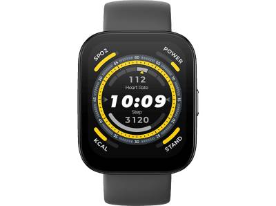AMAZFIT Bip 5 Smartwatch Kunststoff Silikon, 22 mm, Soft Black von AMAZFIT