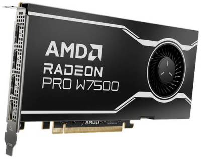 AMD Grafikkarte Radeon Pro W7500 8GB GDDR6-RAM PCIe x16 DisplayPort von AMD