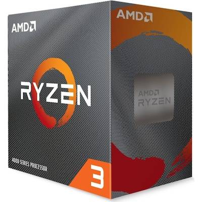 AMD Ryzen 3 4100 (4x 3.8 GHz) Sockel AM4 CPU BOX (Wraith Stealth Kühler) von AMD
