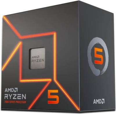 AMD Ryzen 5 7600 Prozessor 3,8 GHz 32 MB L3 Box (100-000001015A) von AMD