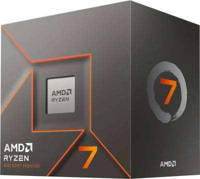 AMD Ryzen 7 8700F Prozessor - 8C/16T, 4.10-5.00GHz, boxed ohne Kühler von AMD