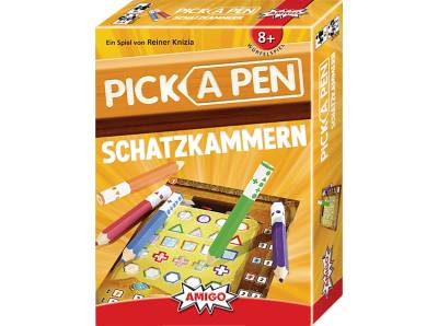 AMIGO 02412 - Pick a Pen: Schatzkammern Kinderspiel Mehrfarbig von AMIGO