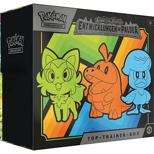 AMIGO Pokémon Karmesin & Purpur 02 Top-Trainer Box Kartenspiel von AMIGO