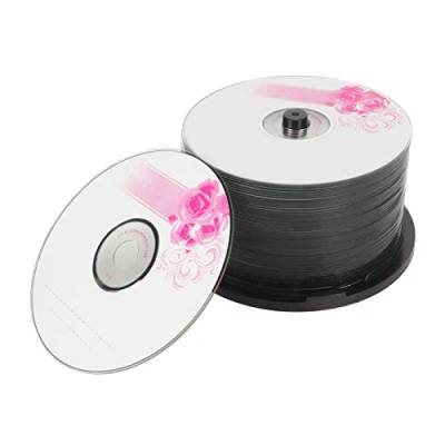 AMONIDA Leere CDs, Weit Verbreitete Beschreibbare 52X-Discs, die für Musik Geeignet Sind (50 STÜCK) von AMONIDA