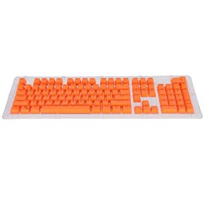 AMONIDA OEM-Tastatur-Tastenkappen, Echtheit 106 Tasten Tastenkappen ABS-Material OPQ Undurchsichtig Zweifarbige Injektion für 61/87/104 Tasten Mechanisch (orange rot schwarz) von AMONIDA