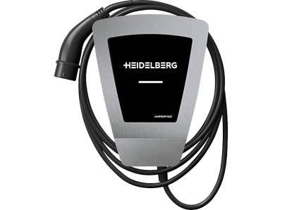 AMPERFIED Heidelberg Wallbox Ladestation für Elektrofahrzeuge, 11 kW, Kabellänge: 7,5 m von AMPERFIED