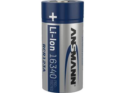 ANSMANN 1300-0015 LI-ION-3.6V-850MAH-16340-MICRO-USB-BL Lithium Batterie Akku, Li-Ion, 850 mAh 1 von ANSMANN