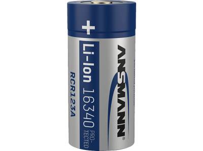 ANSMANN 1300-0017 LI-ION-3.6V-850MAH-16340-BL Lithium Batterie Akku, Li-Ion, 850 mAh 1 Stück von ANSMANN