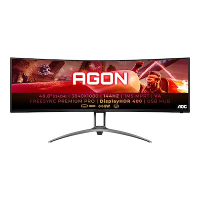 AOC AGON AG493QCX 124,5cm (49")  UWFHD Curved Gaming Monitor 32:9 HDMI/DP 144Hz von AOC