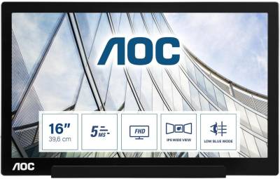 AOC I1601FWUX portabler Monitor 39,6 cm (15,6 Zoll) von AOC