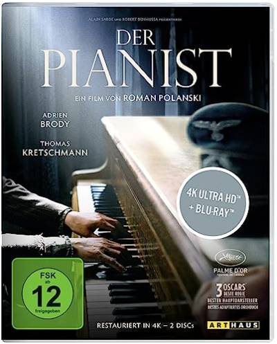 Der Pianist - 20th Anniversary Edition (4K Ultra HD) (+ Blu-ray) von ARTHAUS