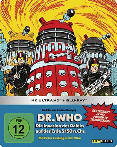 Dr. Who: Die Invasion der Daleks auf der Erde 2150 n. Chr. - Limited Steelbook Edition (4K Ultra HD+Blu-ray) von ARTHAUS
