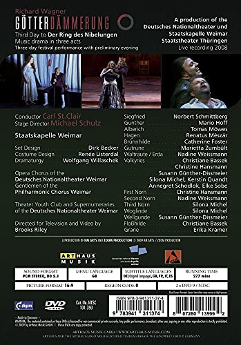 Wagner, Richard - Götterdämmerung (2 DVDs) von ARTHAUS