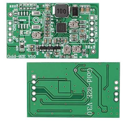 ASHATA -Boost-Board-Modul LCD-TCON-Board VGL VGH VCOM AVDD 4 Einstellbares Gold-92E Zhide, LCD-T-Con-Steuergerät 4-Kanal-Spannungseinstellmodul. von ASHATA