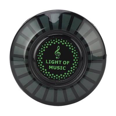 RGB-Auto-Musik-Rhythmus-Lampe, Buntes Magnetisches Sound-Control-Rhythmus-Licht, Auto-Sprachaktiviertes Rhythmus-Licht, Auto-Pickup-Lampe F5 von ASHATA