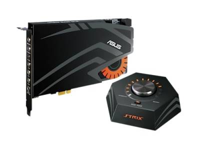 Asus Strix Raid DLX interne Gaming Soundkarte (PCI-Express, Kopfhörerverstärker, 124db SNR, Audio-Box) von ASUS