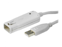 Aten 12 m USB 2.0 Verlängerungskabel (Daisy-Chaining bis zu 60 m), 12 m, USB A, USB A, USB 2.0, 480 Mbit/s, Weiß von ATEN Technology