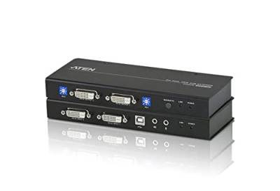 ATEN CE604 KVM Extender, 2x DVI, Audio, USB, RS232 von ATEN