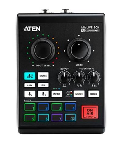 ATEN UC800 6-Kanal DJ Mixer von ATEN