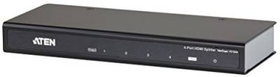 ATEN VS184A-AT-G VanCryst HDMI Splitter, 4-Fach, 4k x 2k UHD Auflösungen schwarz von ATEN
