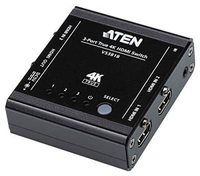 ATEN VS381B HDMI Switch mit 3 Ports True 4K von ATEN