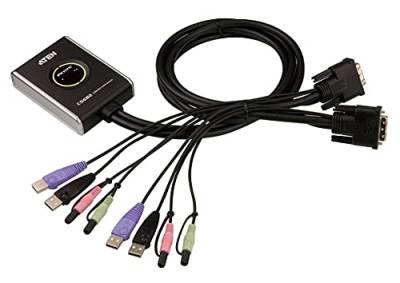 Aten CS682 USB 2.0-DVI-KVM-Switch mit 2 Ports von ATEN