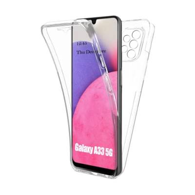 AURSTORE Schutzhülle für Samsung Galaxy A33 5G, mit 360-Grad-Schutz, schützt vorne und hinten, stoßfest von AURSTORE