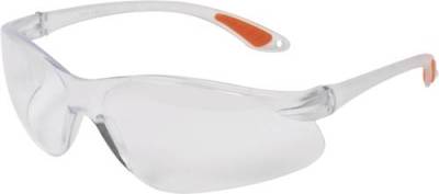 AVIT AV13024 Schutzbrille Transparent, Orange EN 166-1 DIN 166-1 von AVIT