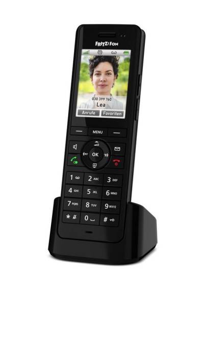 AVM FRITZ!Fon FRITZ Fon X6 black DECT-Telefon Schwarz Schnurloses DECT-Telefon von AVM