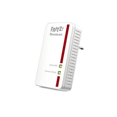 AVM FRITZ!Powerline 540E WLAN-Access Point (500 MBit/s, Fast-Ethernet-Anschlüsse) weiß von AVM