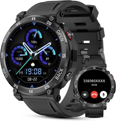 AVUMDA Smartwatch (1,52 Zoll, Android, iOS), Herren mit Telefonfunktion, Benachrichtigung,Pulsuhr,blutdruckmessung von AVUMDA