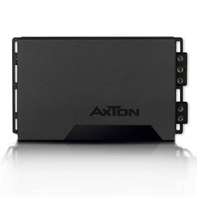 AXTON A101: 1-Kanal Verstärker fürs Auto, 1 x 230 Watt, Class-D Digital Mono Endstufe mit High-Level Eingängen, 1 Ohm stabil, geeignet für Fahrzeuge mit Start/Stopp Automatik von AXTON